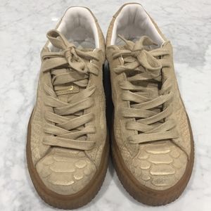 Puma snakeskin embossed sneakers